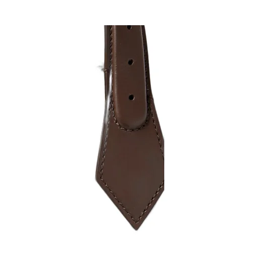 Large Leather-Trimmed Suede Shoulder Bag