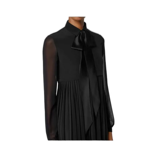 Versace CrÊPe De Chine LavalliÈRe Mini Dress