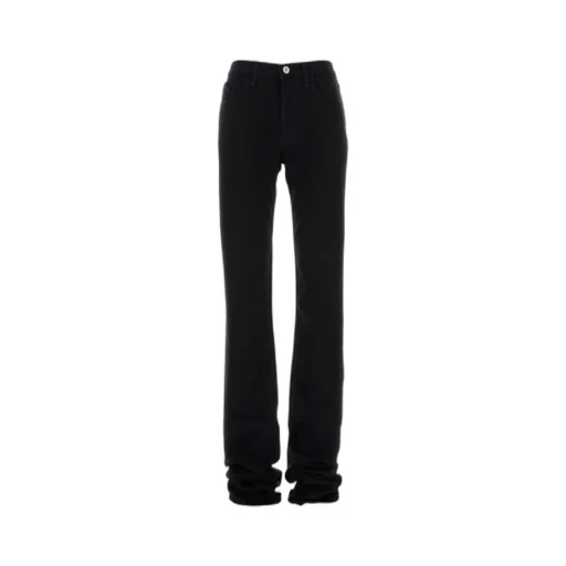 The Attico Logo Patch Stretch Denim Jeans