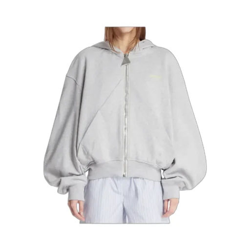 The Attico Zip-Up Hoodie