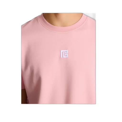 T-Shirt With Embroidered Logo