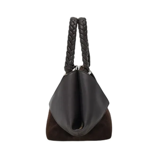 Ferragamo Medium Logo Printed Braided Strap Tote Bag