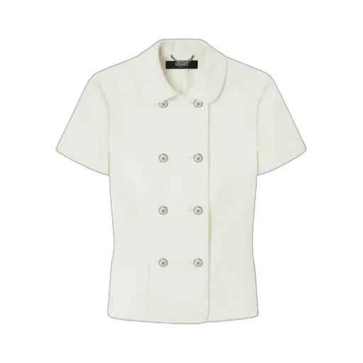 Versace Double-Breasted Short-Sleeved Jacket