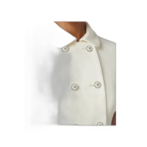Versace Double-Breasted Short-Sleeved Jacket