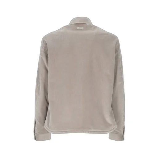 Lardini Long Sleeved Snapped Corduroy Overshirt