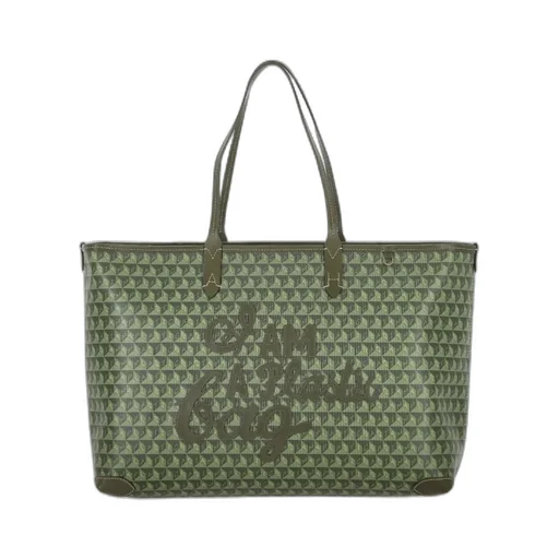 Anya Hindmarch I Am A Plastic Bag Motif Zip Tote Bag