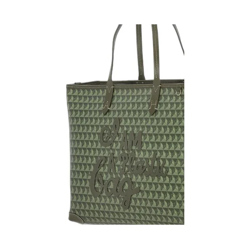 Anya Hindmarch I Am A Plastic Bag Motif Zip Tote Bag