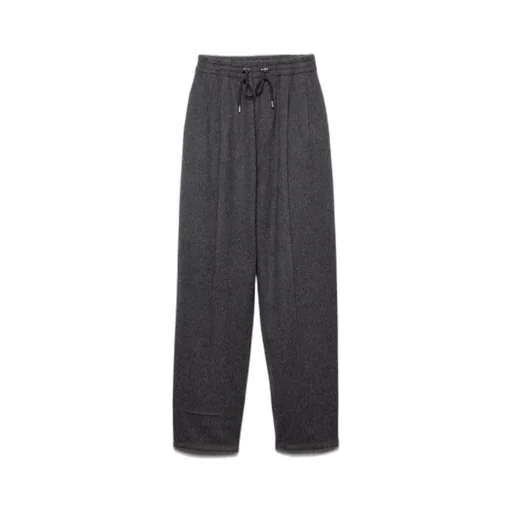Prada Triangle-Patch Drawstring Pants