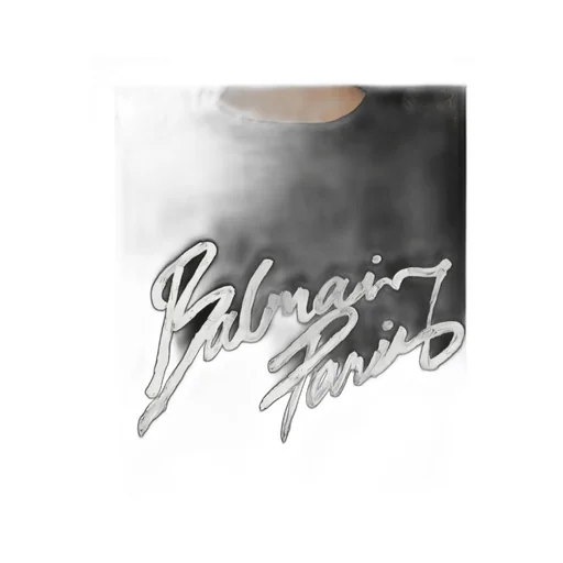 Balmain Graphic Printed Cropped T-Shirt