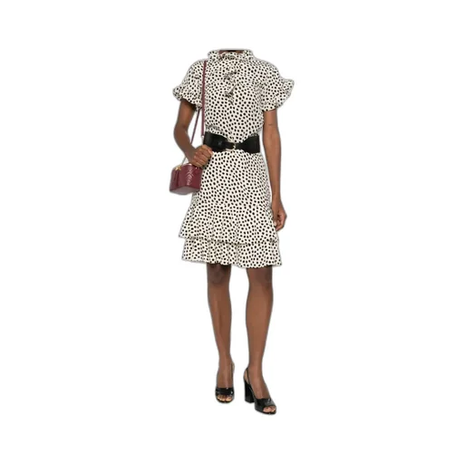 Chloé All-Over Printed Ruffled Skirt