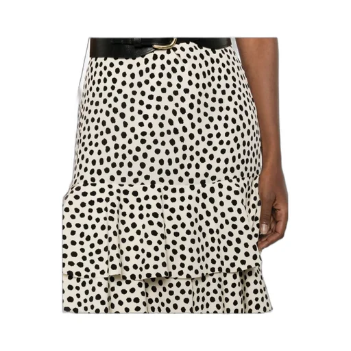 Chloé All-Over Printed Ruffled Skirt