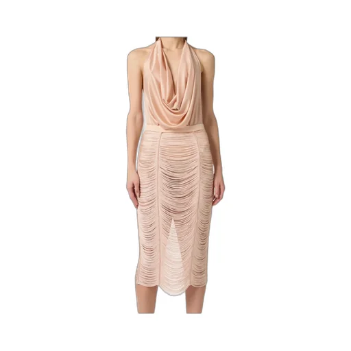Halter-Neck Drape Top