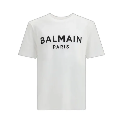 Balmain Logo Printed Crewneck T-Shirt