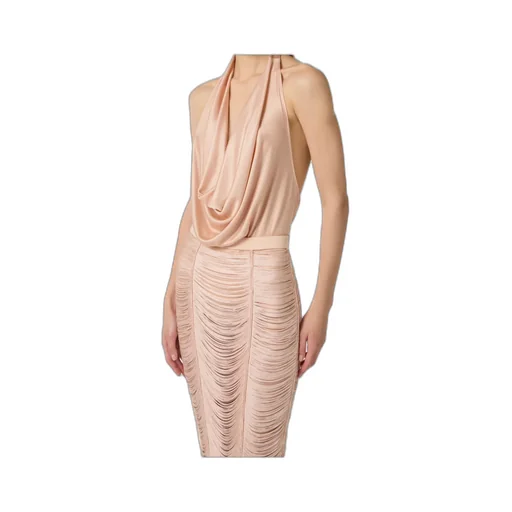 Halter-Neck Drape Top