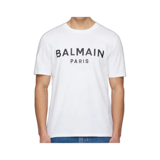 Balmain Logo Printed Crewneck T-Shirt