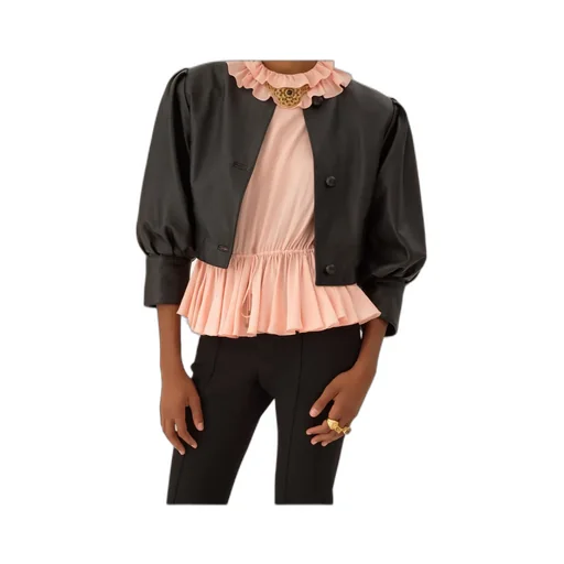 Chlo Collarless Cropped Jacket