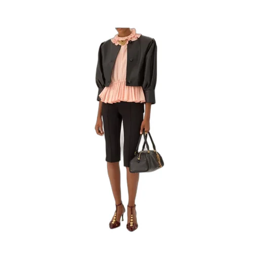 Chlo Collarless Cropped Jacket
