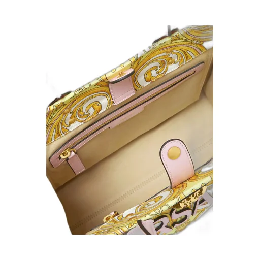 Versace La Medusa Printed Small Tote Bag