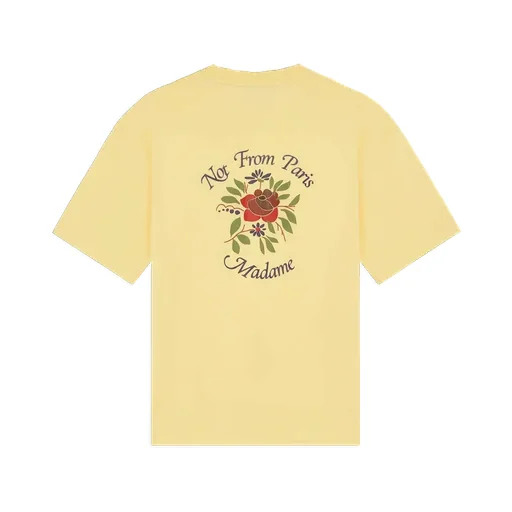 DrÔLe De Monsieur Crewneck Straight Hem T-Shirt