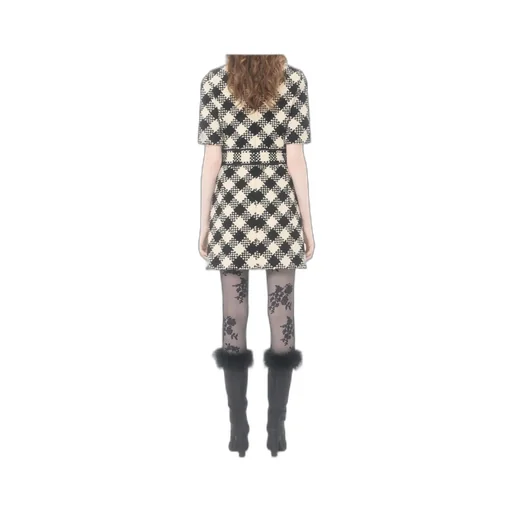 Damier Tweed Dress