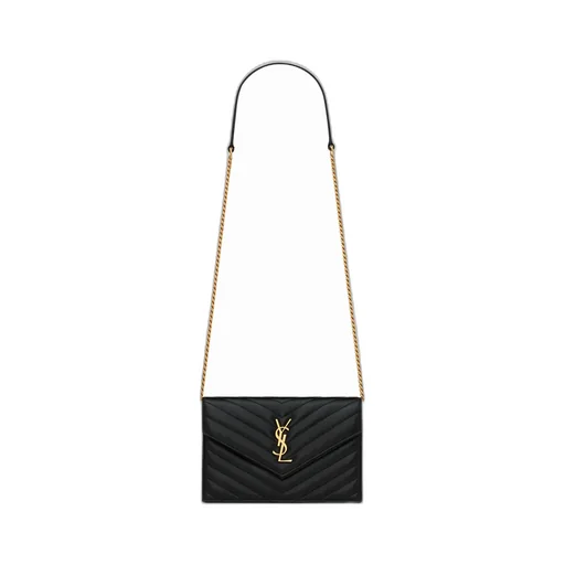 Saint Laurent Cassandre Envelope Chained Wallet