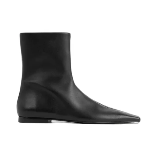 Zipped Leather Boots