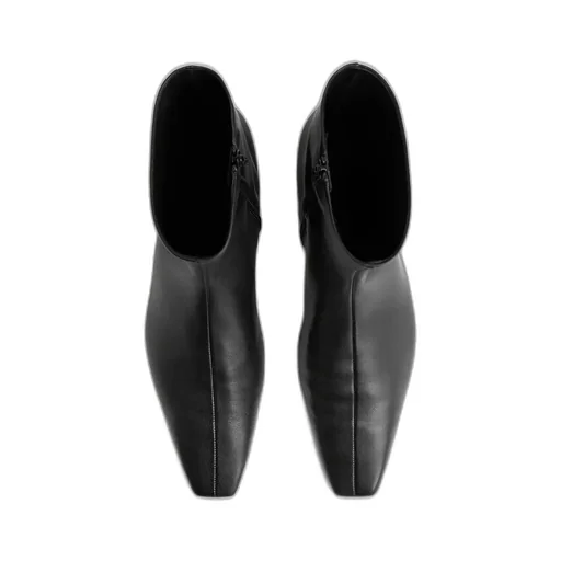 Zipped Leather Boots