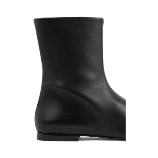 Zipped Leather Boots