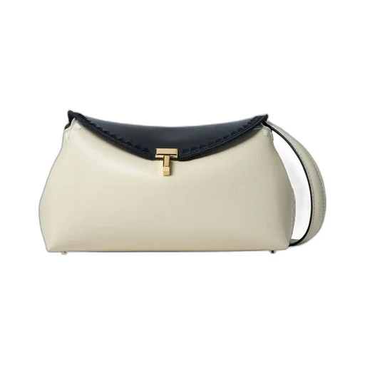 TotÊMe T-Lock Embroidered Foldover Top Clutch Bag