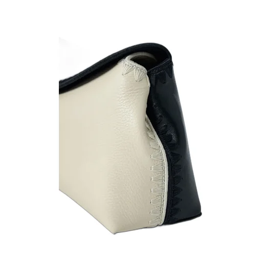 TotÊMe T-Lock Embroidered Foldover Top Clutch Bag