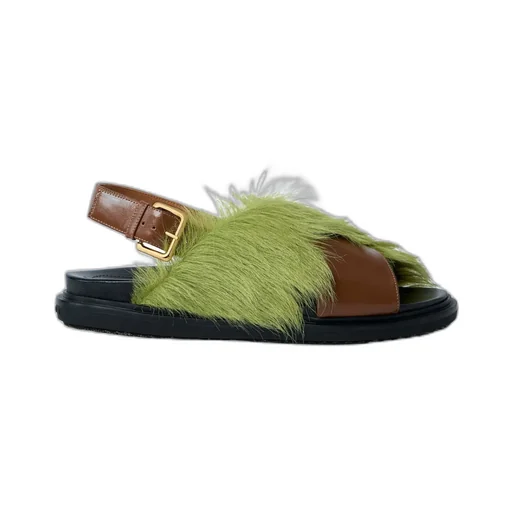 Marni Crossover Strap Fussbett Sandals