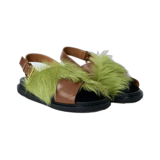 Marni Crossover Strap Fussbett Sandals