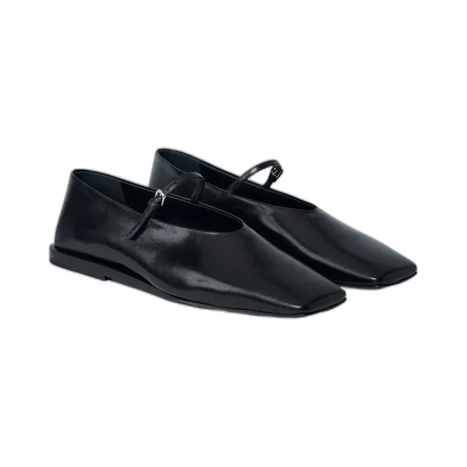 Jil Sander Ankle Buckle Strap Flat Shoes