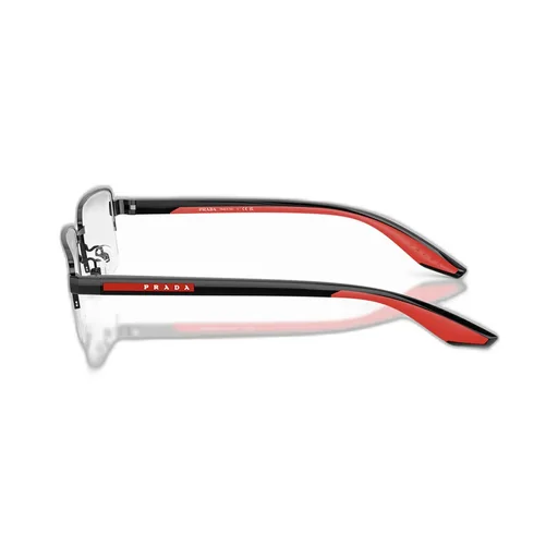 Prada Eyewear Linea Rossa Round Frame Glasses
