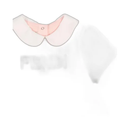 Fendi Kids Logo Printed Flared Dress