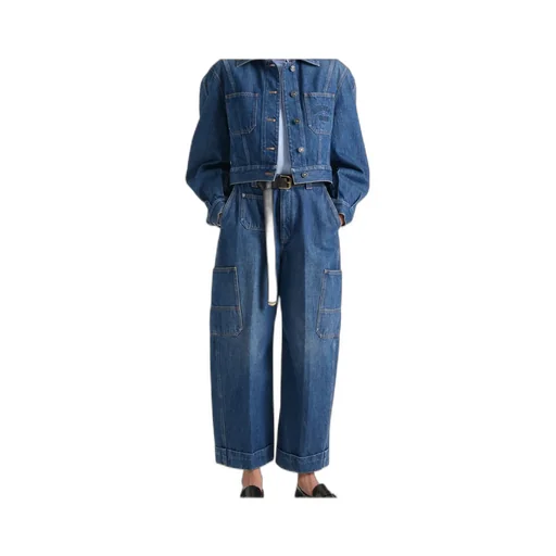 Givenchy Cropped Utility Denim Jeans