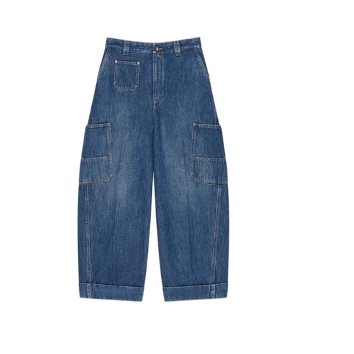 Givenchy Cropped Utility Denim Jeans