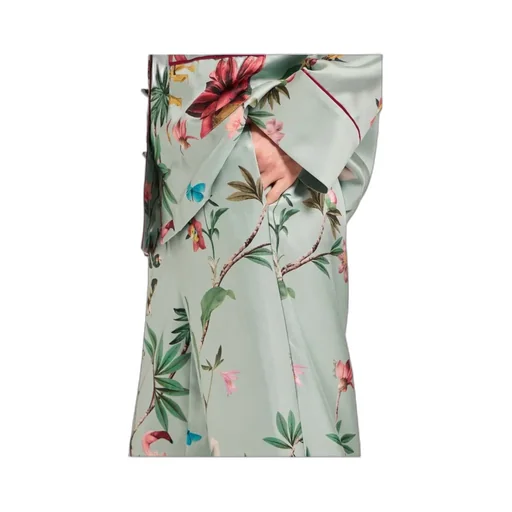 La Doublej Floral Wide-Leg Pants