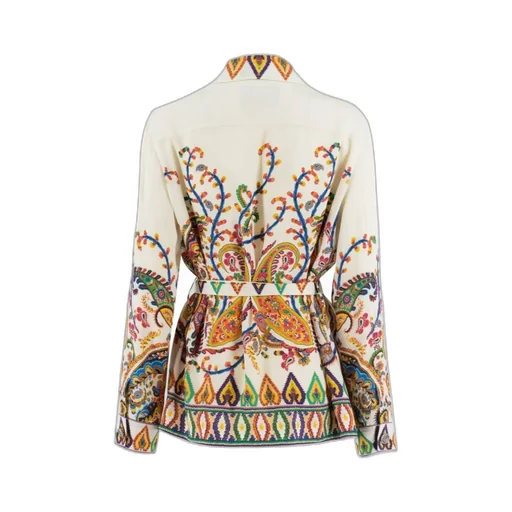 Etro Paisley Printed Belted Jacket