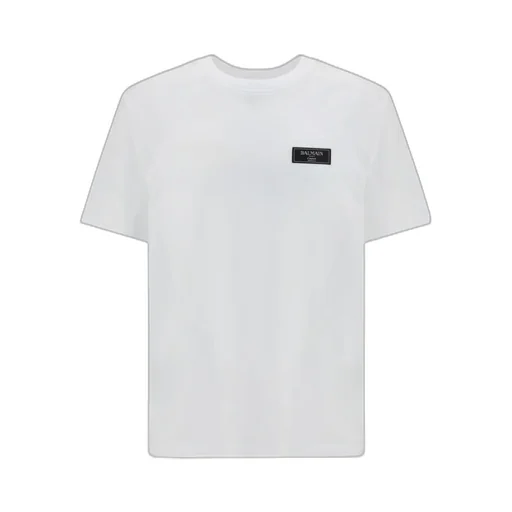 Balmain Logo Motif Crewneck T-Shirt