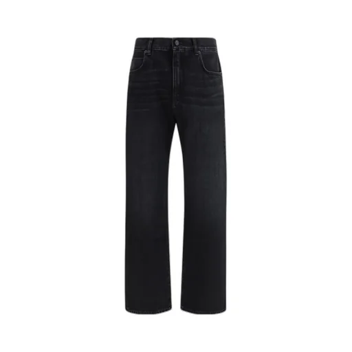 Balmain Loose Fit Denim Jeans