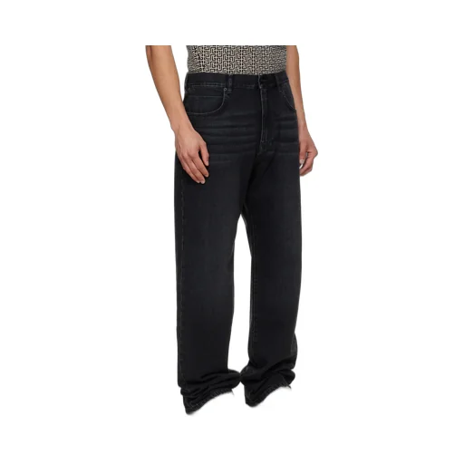 Balmain Loose Fit Denim Jeans