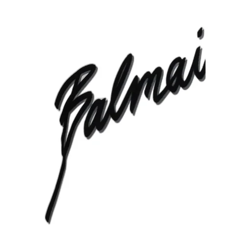 Balmain Flocked Logo Crewneck T-Shirt