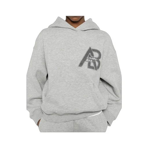 Anine Bing Jaci Logo Flocked Hoodie