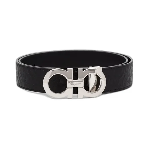 Black Embossed Printed Belt