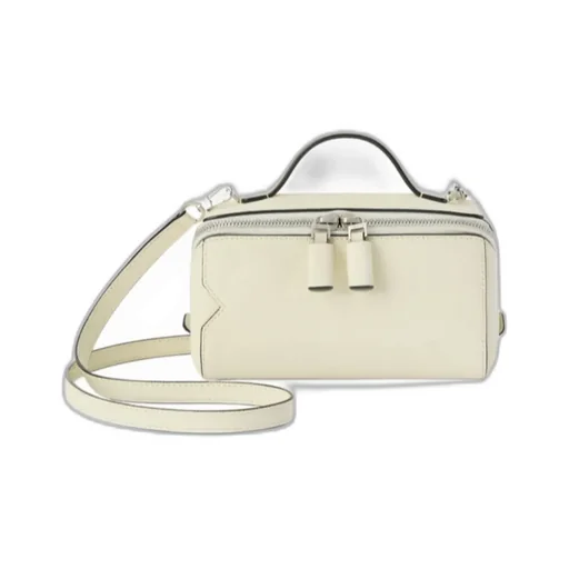 Valextra V-Line Crossbody Vanity Bag
