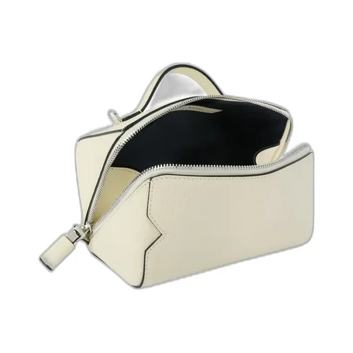 Valextra V-Line Crossbody Vanity Bag
