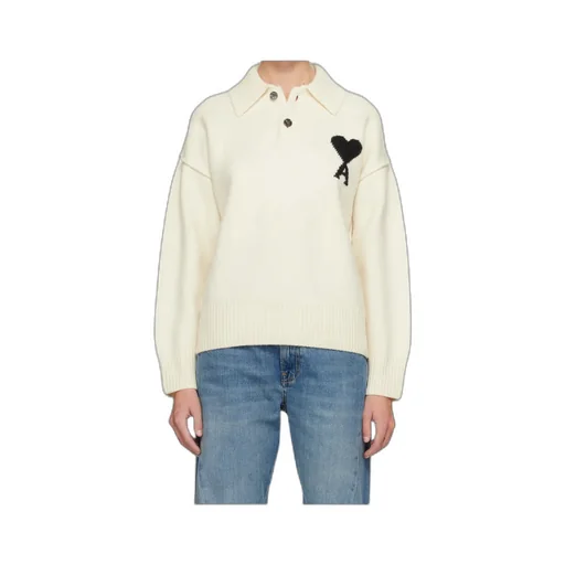 Ami De Coeur Wool Polo Shirt