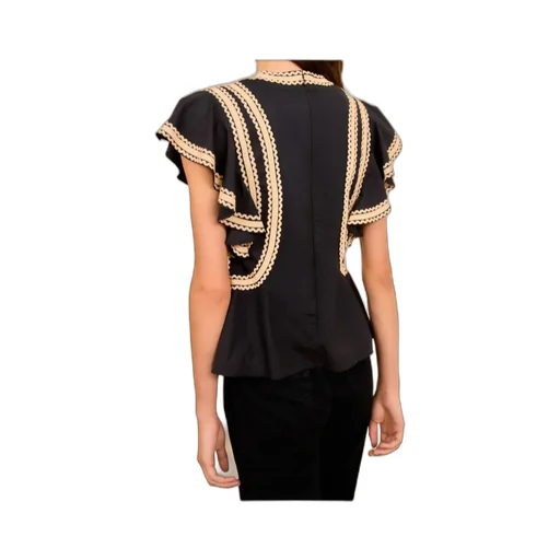 Anora Flutter Sleeve Top