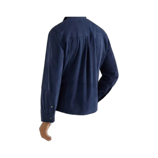 Chest-Pocket Button-Fastening Shirt